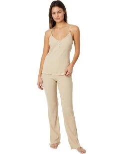 P.J. Salvage Reloved Rib Flare Pants | Sleepwear -Mood Clothing Shop 61EwOpl2JZL. AC SR736920