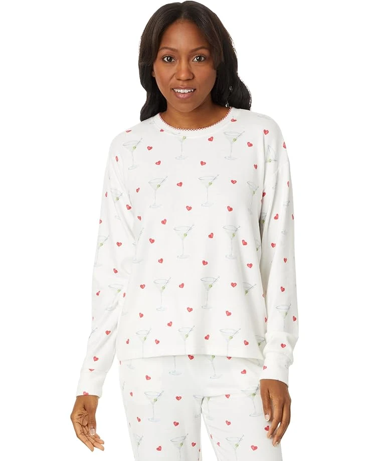 P.J. Salvage Holiday Happy Hour Long Sleeve Top | Sleepwear 1 P.J. Salvage Holiday Happy Hour Long Sleeve Top | Sleepwear