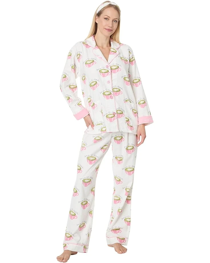 P.J. Salvage Flannel PJ Set with Headband | Sleepwear 7 P.J. Salvage Flannel PJ Set with Headband | Sleepwear - Image 7