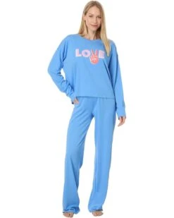 P.J. Salvage Cotton Modal Jersey Softee Pajama Set | Sleepwear -Mood Clothing Shop 61kzVCfakqL. AC SR736920