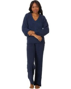 P.J. Salvage Cable Crew Lounge Pant | Sleepwear -Mood Clothing Shop 61zNSaTlUZL. AC SR736920