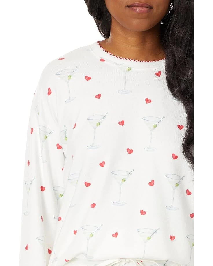 P.J. Salvage Holiday Happy Hour Long Sleeve Top | Sleepwear 3 P.J. Salvage Holiday Happy Hour Long Sleeve Top | Sleepwear - Image 3