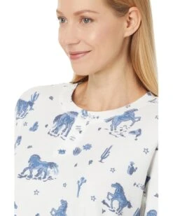 P.J. Salvage Desert Daze Long Sleeve Top | Sleepwear -Mood Clothing Shop 71iNHXAzlEL. AC SR736920