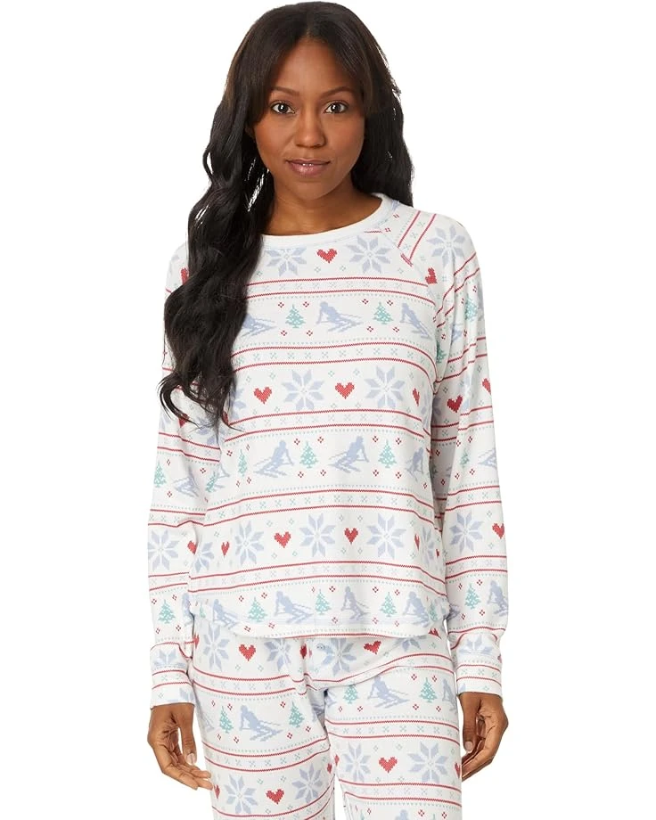 P.J. Salvage Fair Isle Apres All Day Long Sleeve Top | Sleepwear 1 P.J. Salvage Fair Isle Apres All Day Long Sleeve Top | Sleepwear