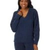 P.J. Salvage Cable Crew Lounge Long Sleeve Top | Sleepwear